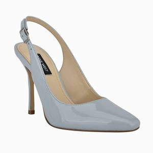 Nine West Alison Slingback Pumps - Light Blue/White - Ireland (YS4739621)